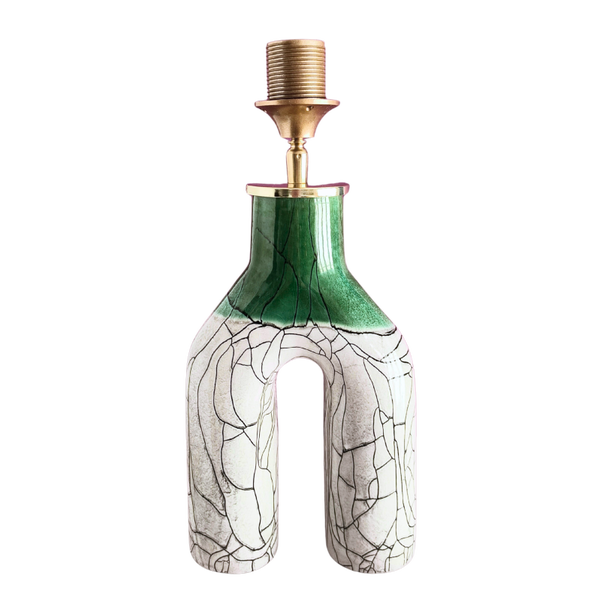 Lampenvoet groen wit