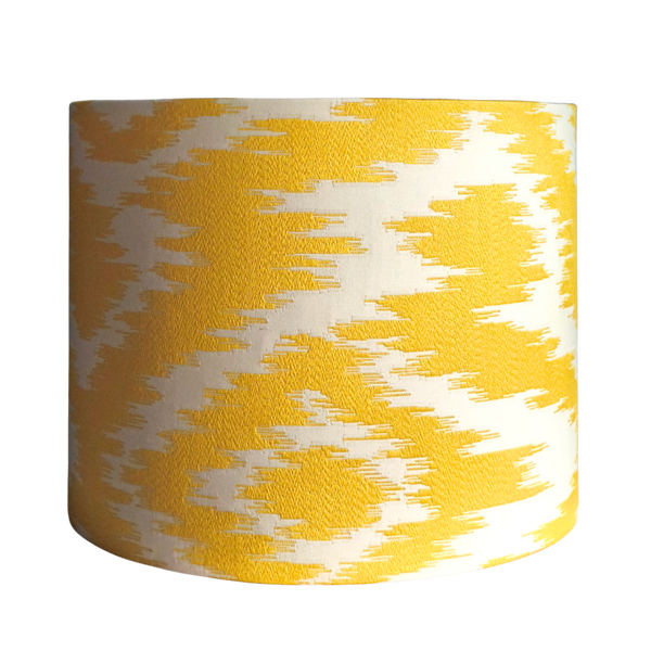 Lampenkap geel motief Ø 25 cm