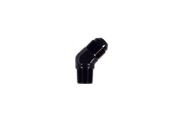 RaceFlux 45-Degree Male NPT to AN Male Flare Adapter Fitting