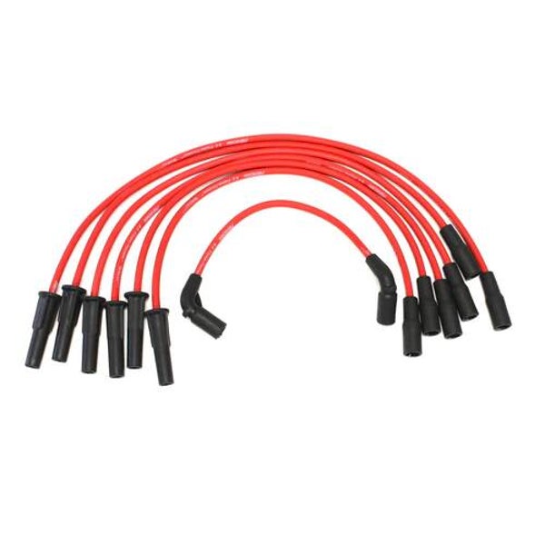 Pertronix Flame-Thrower 8mm MAGx2 red GM 96-05 wires, 6 cyl, 4.3L full size truck