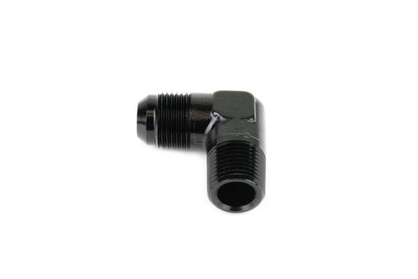 RaceFlux 90-Degree Male NPT to AN Male Flare Adapter Fitting