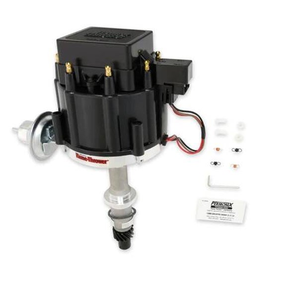 Pertronix Flame-Thrower HEI III distributor Pontiac 301-455, with vacuüm advance.