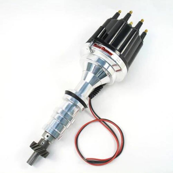 Pertronix Flame-Thrower billet Ignitor III distributor Ford 352-428 FE, non vacuüm advance.