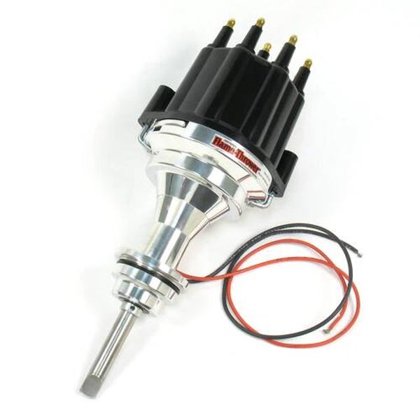 Pertronix Flame-Thrower billet Ignitor III distributor Mopar 273-360, non vacuüm advance.