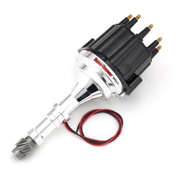 Pertronix Flame-Thrower billet Ignitor III distributor Buick 400-455, non vacuüm advance.