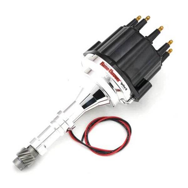 Pertronix Flame-Thrower billet Ignitor III distributor Buick 215-350, non vacuüm advance.