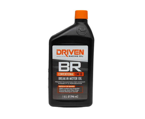 Driven Conventional Break-In oil, 15W-50, Quart