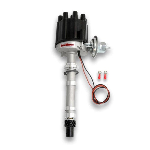 Pertronix Flame-Thrower Stock-look  cast distributor Chevrolet SB-BB, with vacuüm advance.