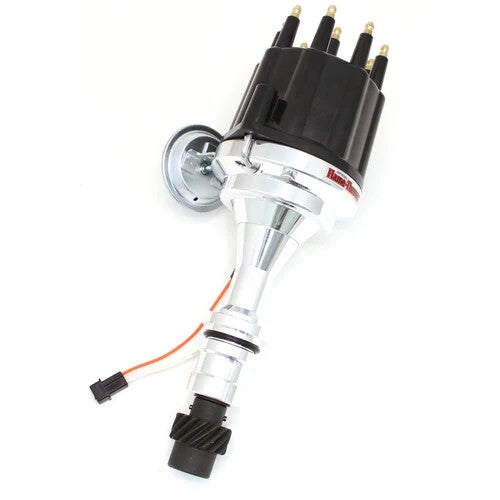 Pertronix Flame-Thrower billet magnetic trigger distributor Oldsmobine 260-455 with vacuüm advance.