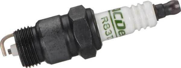 AC Delco R83TS resistor spark plug, 14mm tapered seat, LPG, each
