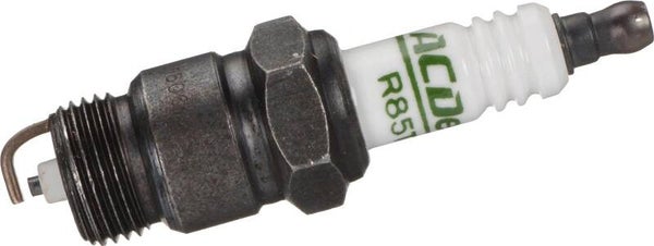 AC Delco R85TS resistor spark plug, 14mm tapered seat, gasoline, each