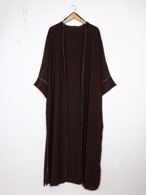 Kimono souple bordure doré