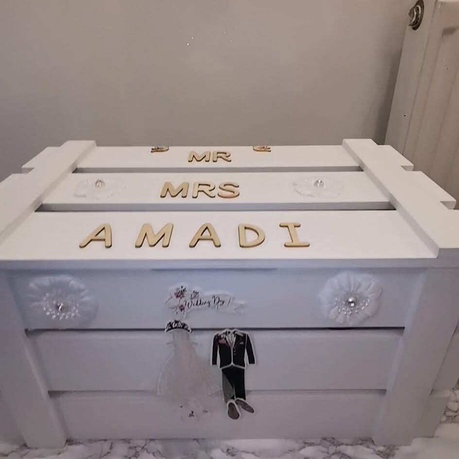 Handcrafted wedding/marriage box