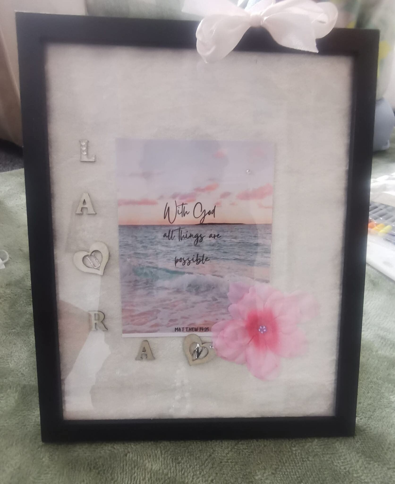 Scripture personalised - Name art