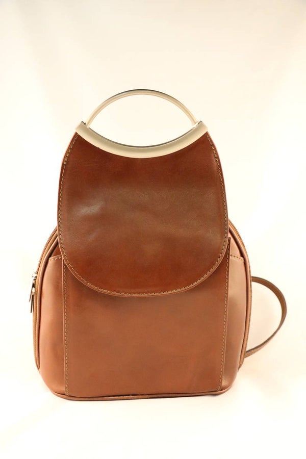 rugzak voor dames, bruin kleur
