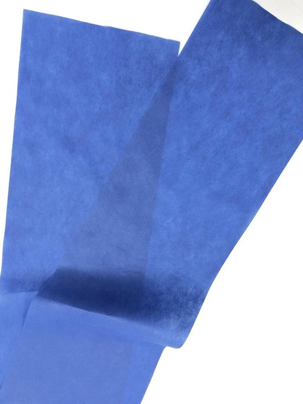 Stof filter, 3 stuks (2 meter lengte per stuk), blauw kleur, 100% Polypropyleen.