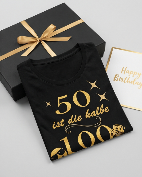 50 ist die halbe 100  Tshirt