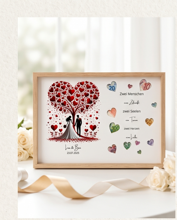 Geldgeschbenk Hochzeit