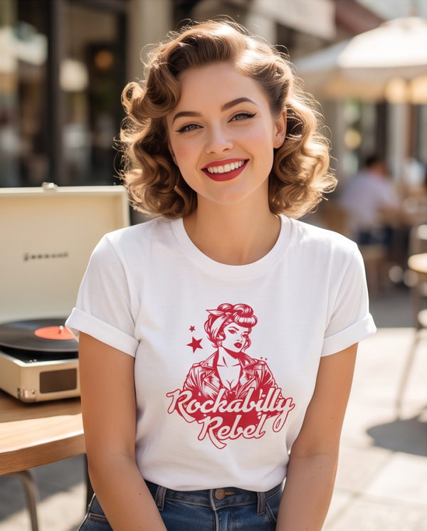Rockabilly Rebel Damen-T-Shirt