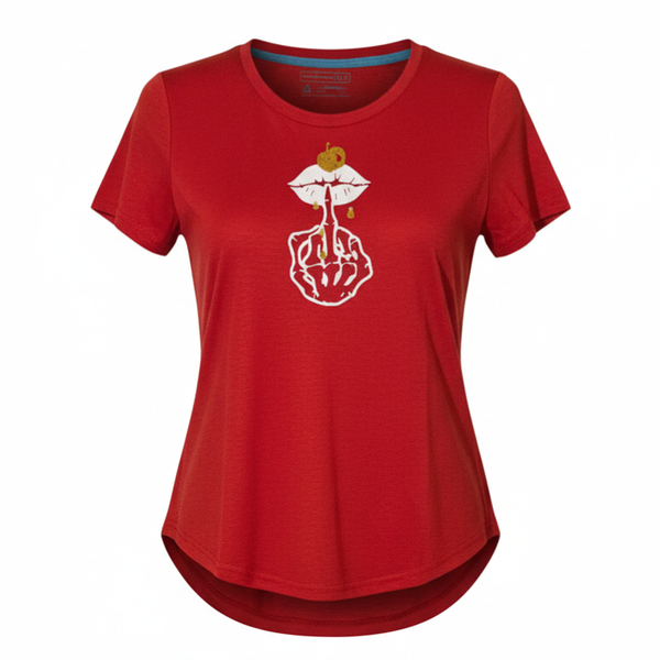 T-Shirt bedruckt Rot M