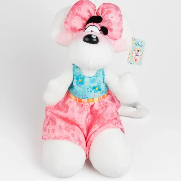 Peluche Diddlina Robe Summer 30 cm – DIDDL    🐭🌸☀️