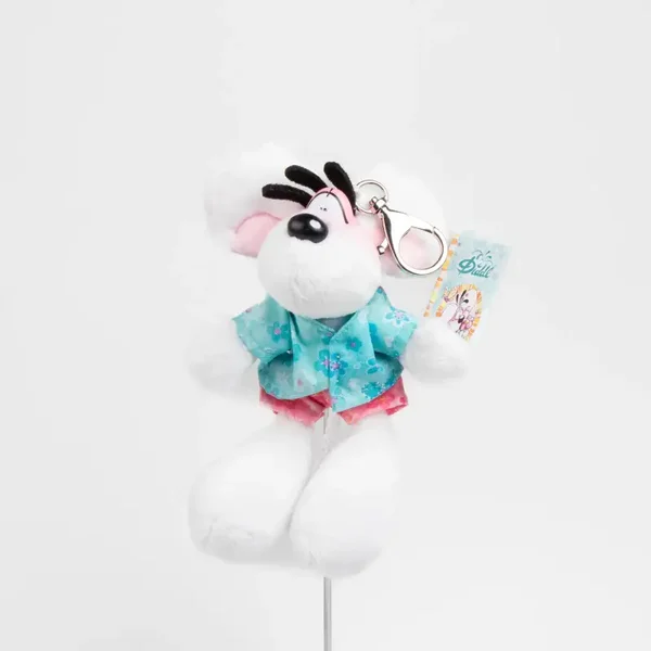 Porte-clés peluche Diddl tenue Summer 15 cm – DIDDL 🐭☀️💙