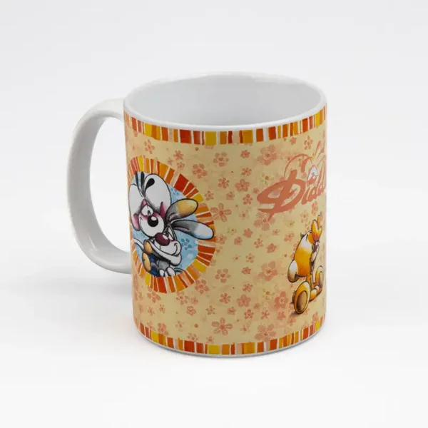 ☕ Mug – DIDDL ORANGE 🐭💗