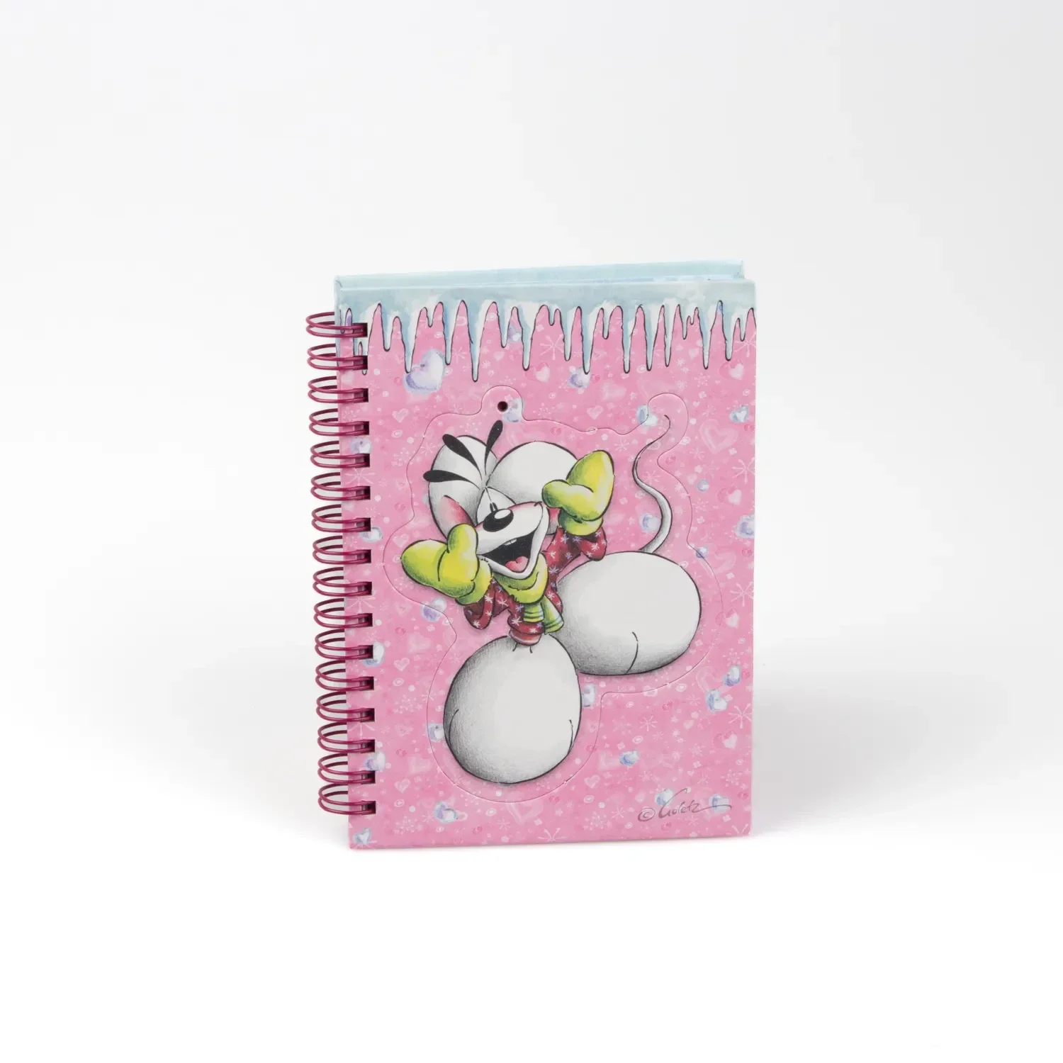 Carnet A6 silhouette de Noël détachable Diddl (Collection Hiver 2026)