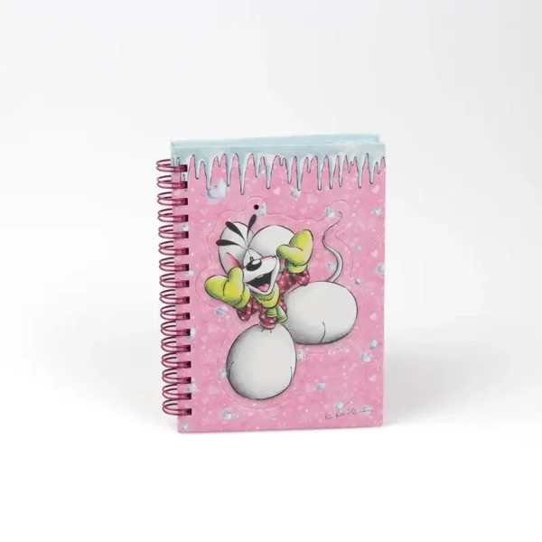 Carnet A6 silhouette de Noël détachable Diddl (Collection Hiver 2026)