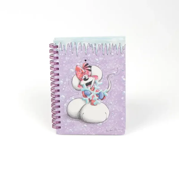 Carnet A6 silhouette de Noël détachable Diddl (Collection Hiver 2026)