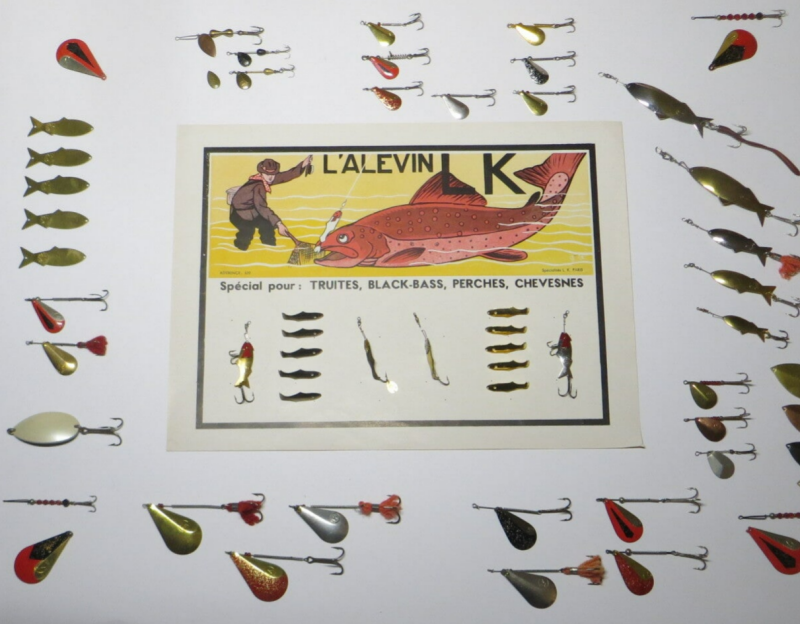 Pêche Ancien - Leurres et cuillères LK -  Collection