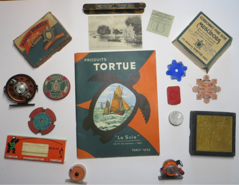 Pêche Ancien - La Soie - Tortue divers objets de collection