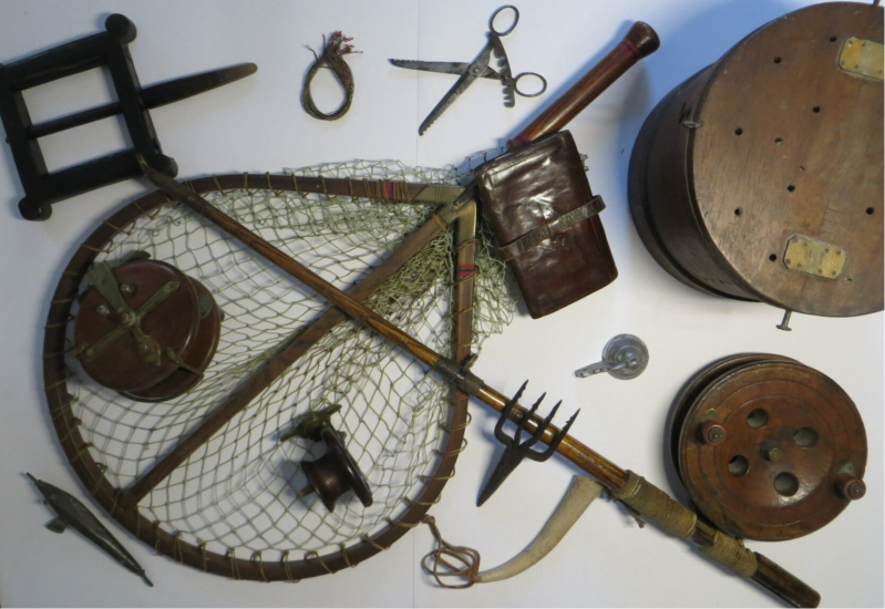 Pêche Ancien - Objets de pêche 19ème - Collection