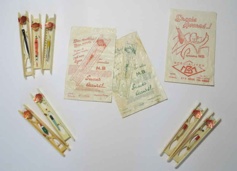 Pêche Ancien - MB M.B. lignes anciennes de collection