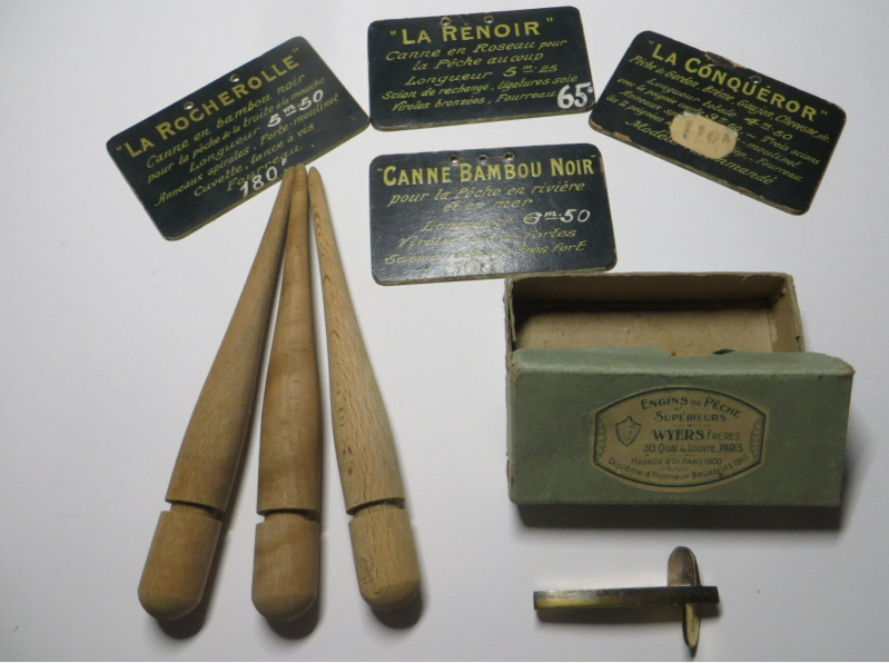Pêche ancien - Divers Objets Wyers de collection