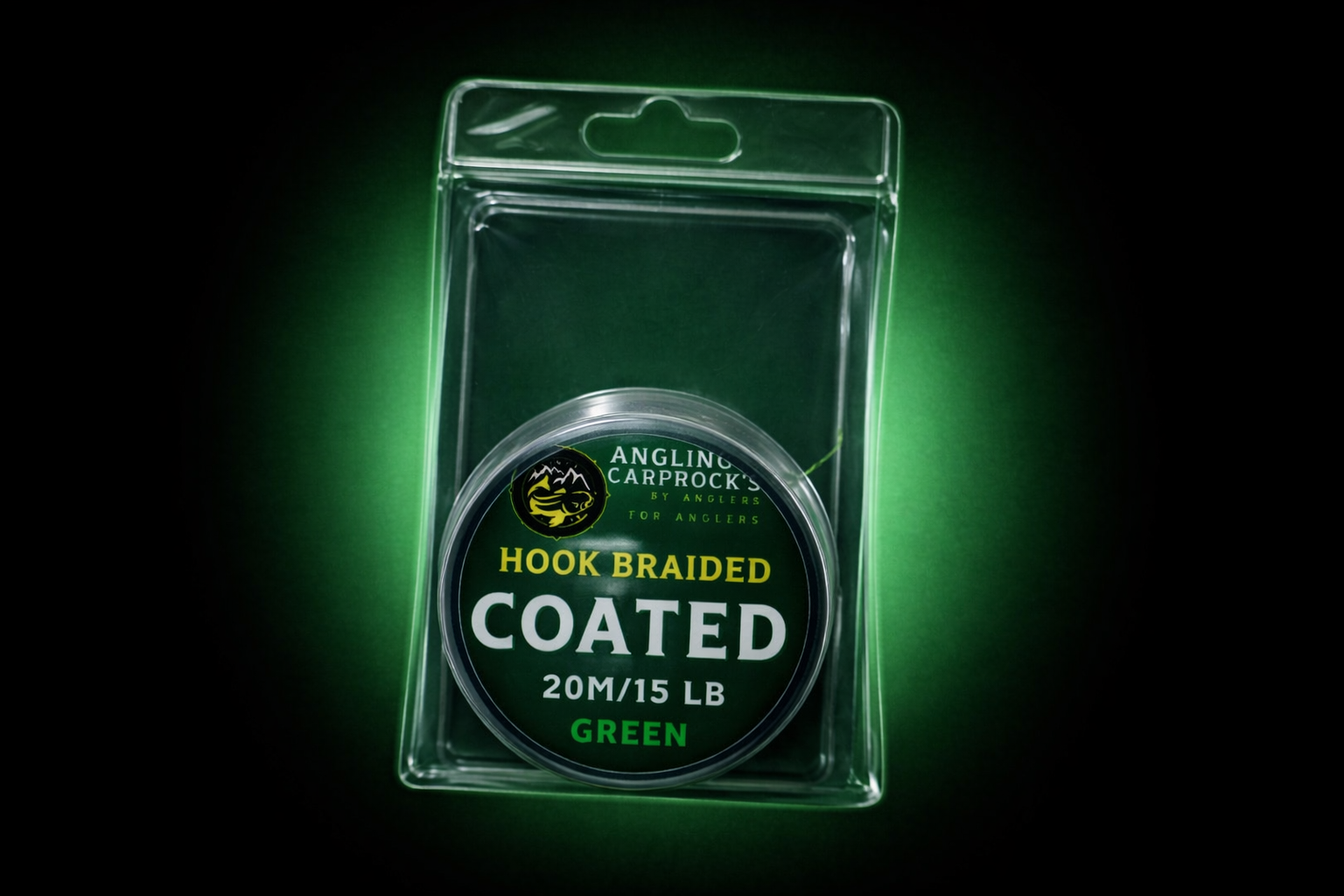 Coated hook braided Green