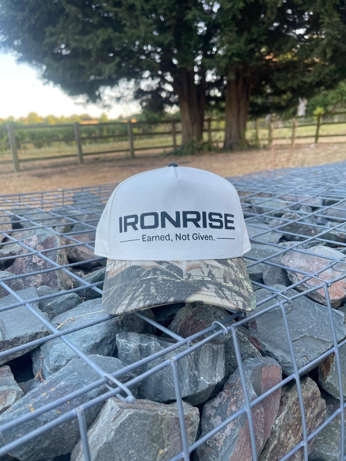 The Ironrise Frame Two-Tone Camo Cap