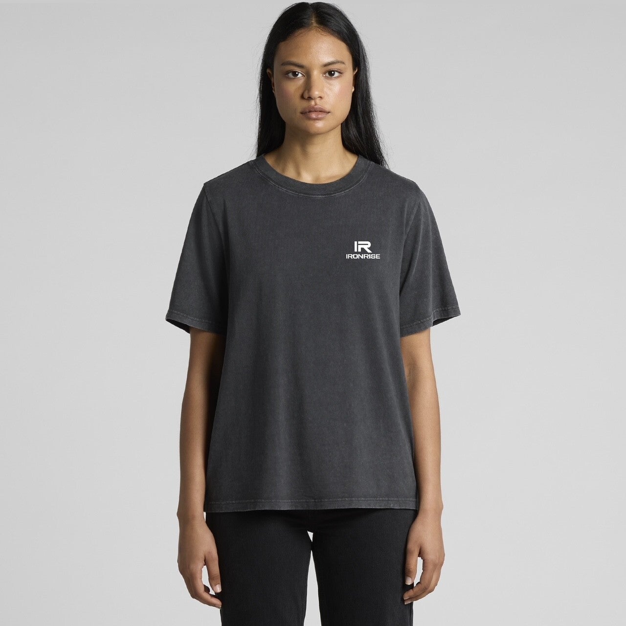 The Ironeise Womens Stone Wash Heavy Tee
