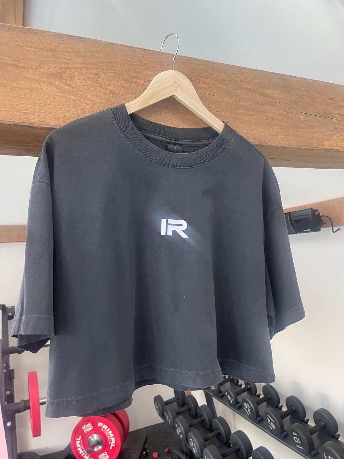 The Ironrise Womens Stone Wash Heavy Cropped Tee