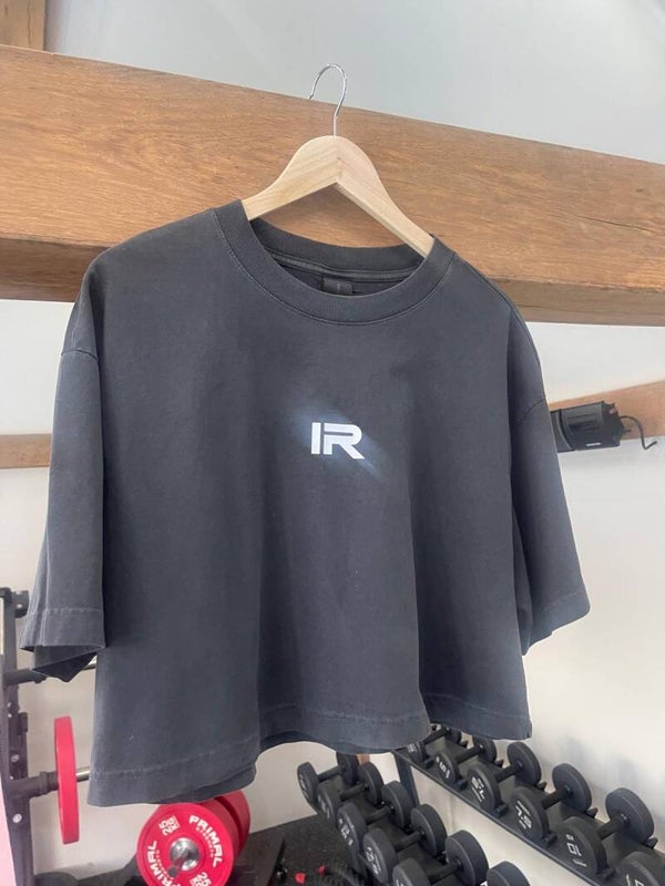 The Ironrise Womens Stone Wash Heavy Cropped Tee