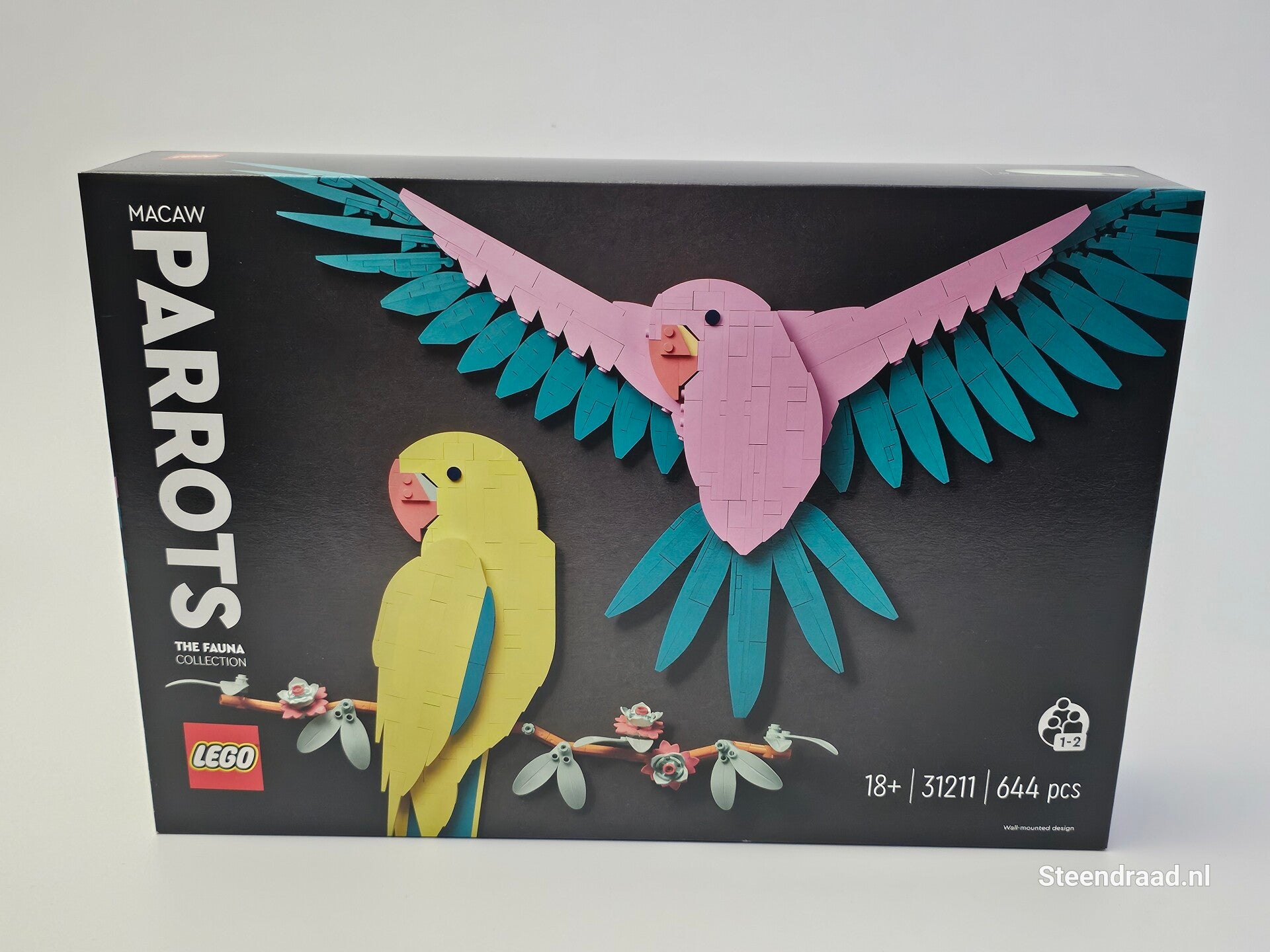 LEGO® ART - De Faunacollectie: Kleurrijke Papegaaien - 31211