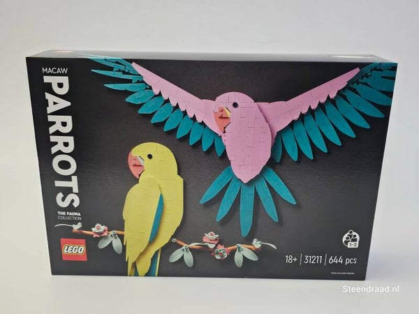 LEGO® ART - De Faunacollectie: Kleurrijke Papegaaien - 31211