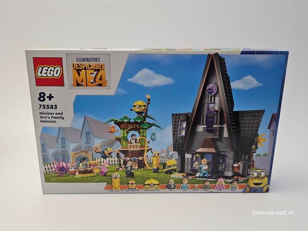 LEGO® Verschrikkelijke Ikke 4 - Huis van de Minions en Gru - 75583