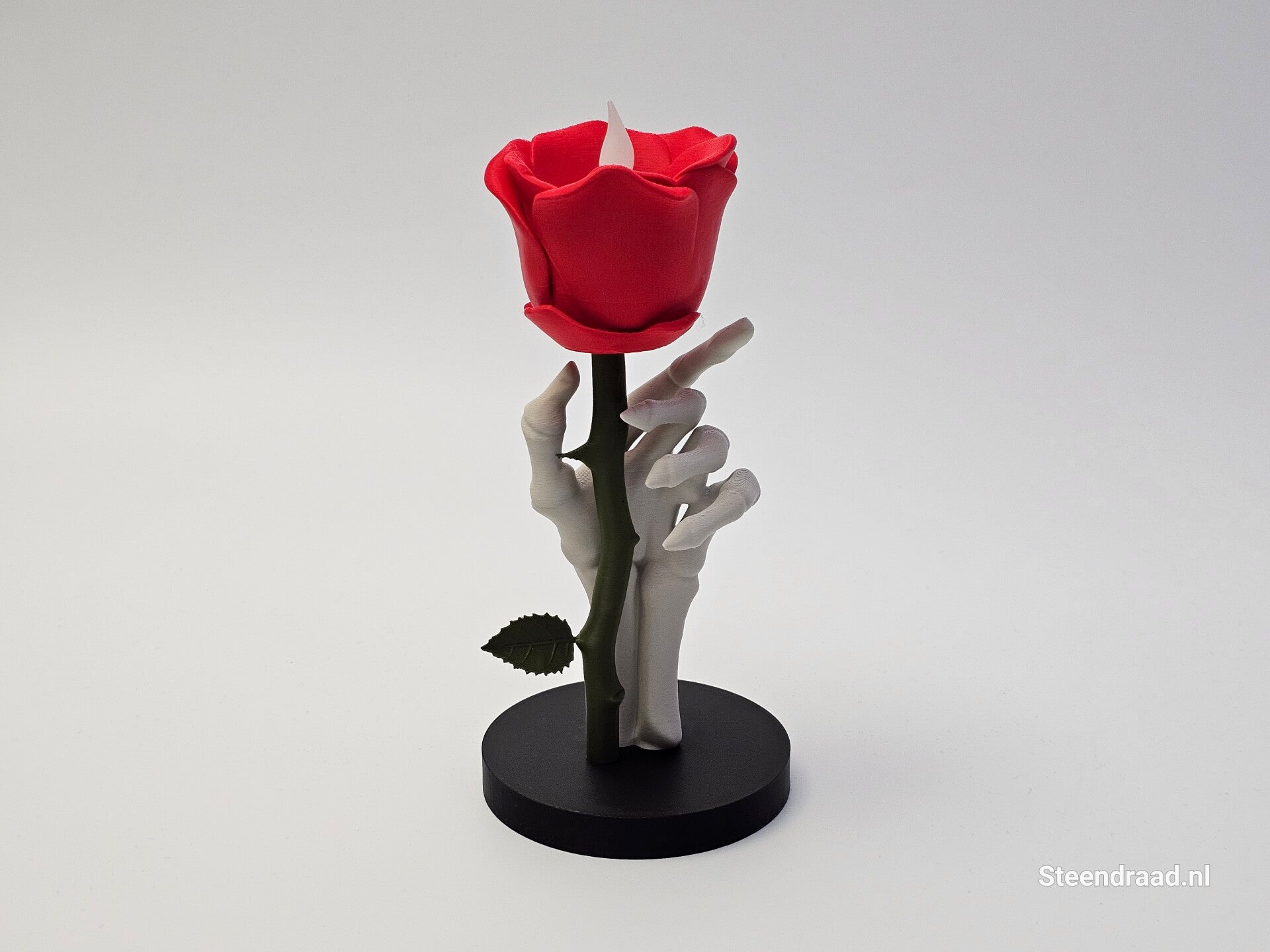 Halloween Hand met Roos