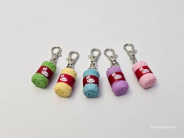 Sleutelhanger Bolletje Wol