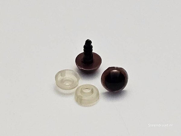 Ogen Bruin 10 mm