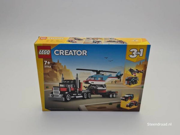 LEGO® Creator - Truck met helikopter - 31146