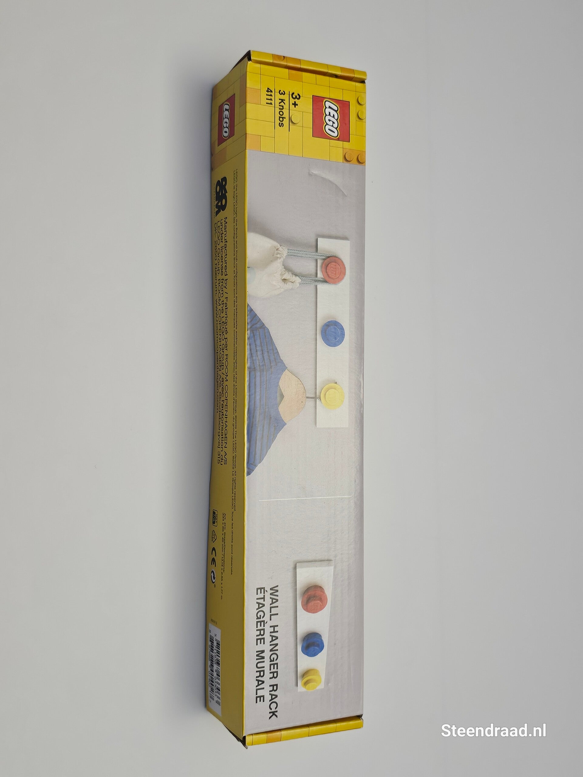 LEGO® Kapstok - Rood, Blauw, Geel