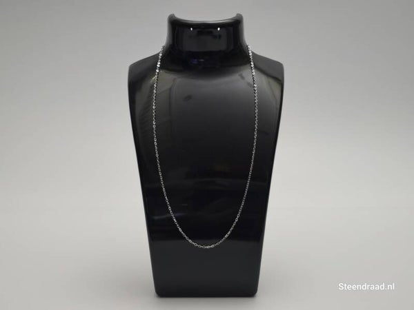 Dunne Ketting RVS Zilverkleurig - 45 cm