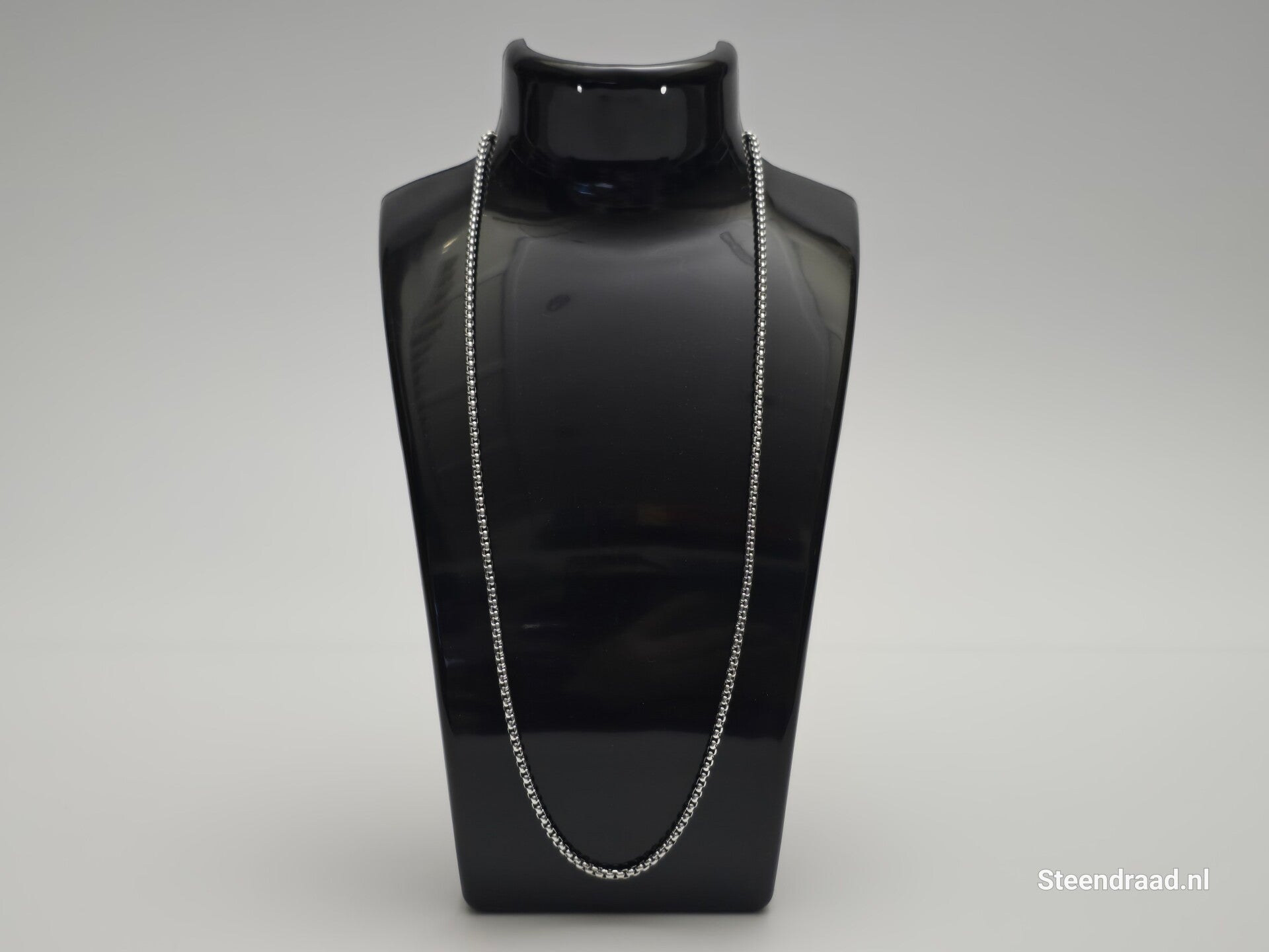 Dikke Ketting RVS Zilverkleurig - 50 cm